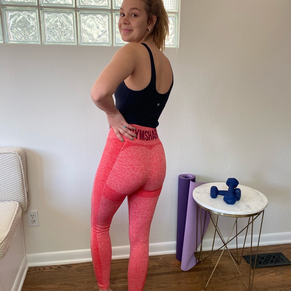 Seamless pink leggings! GYMSHARK